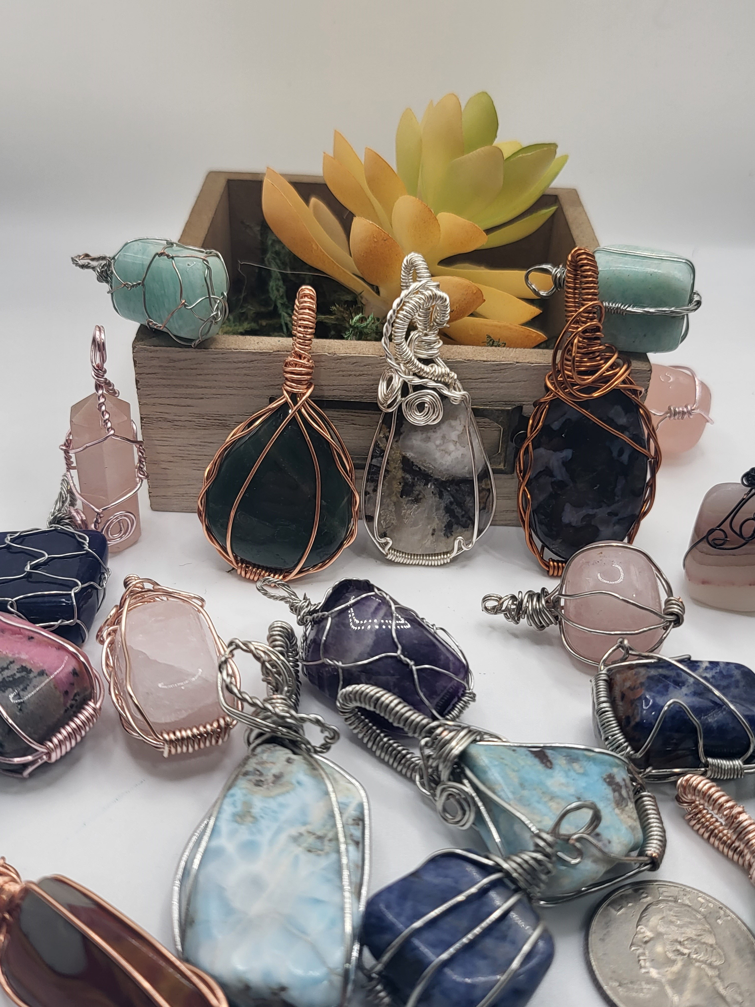 Wire Wrapped Jewelry and Pendants