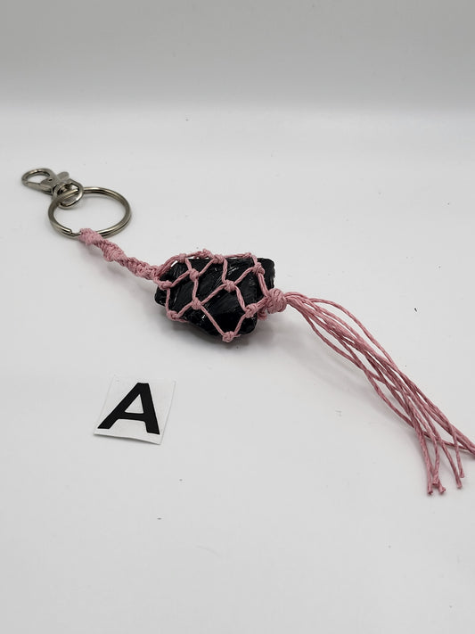 Crystal Pouch Keychains