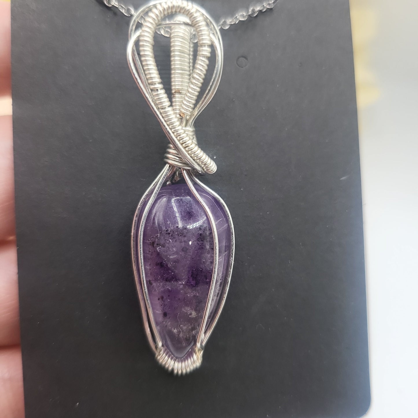 Amethyst Pendant with FREE Chain