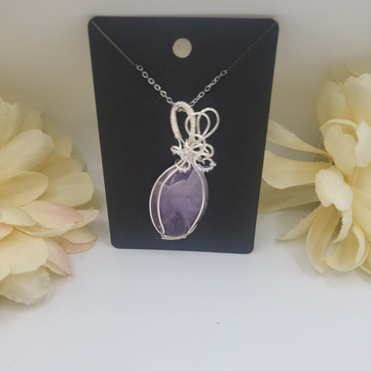 Amethyst Pendant with FREE chain