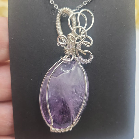 Amethyst Pendant with FREE chain