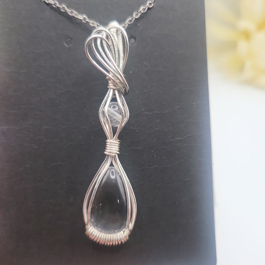 Clear Quartz Pendant with FREE chain