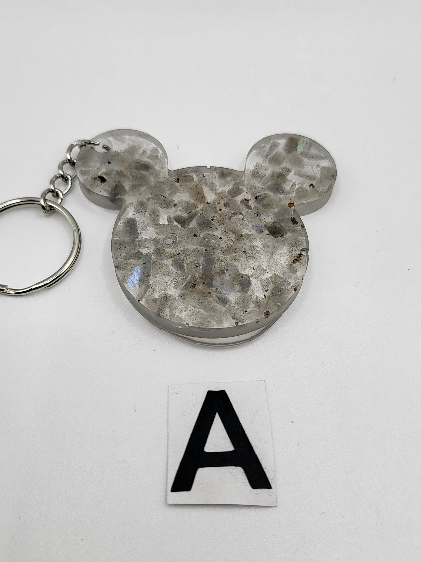 Crystal Mouse Ears Keychains