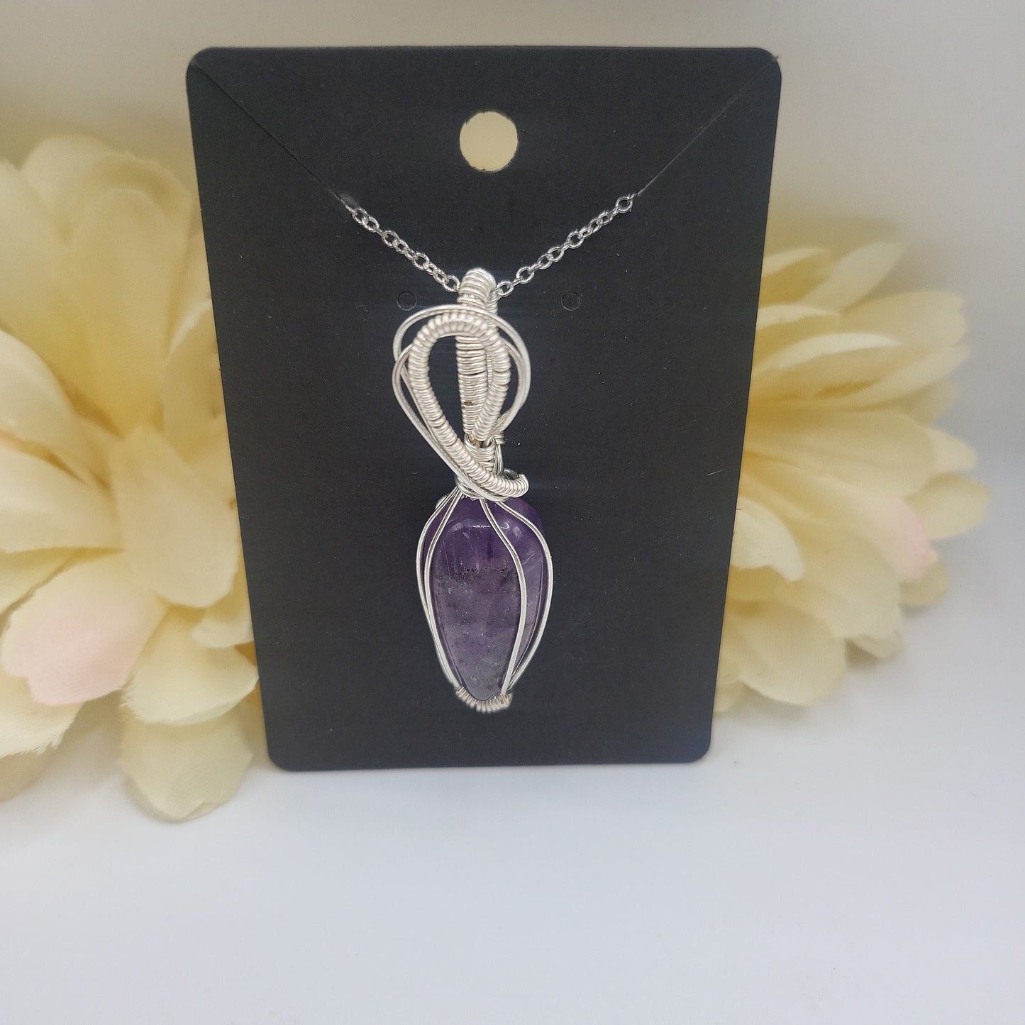 Amethyst Pendant with FREE Chain