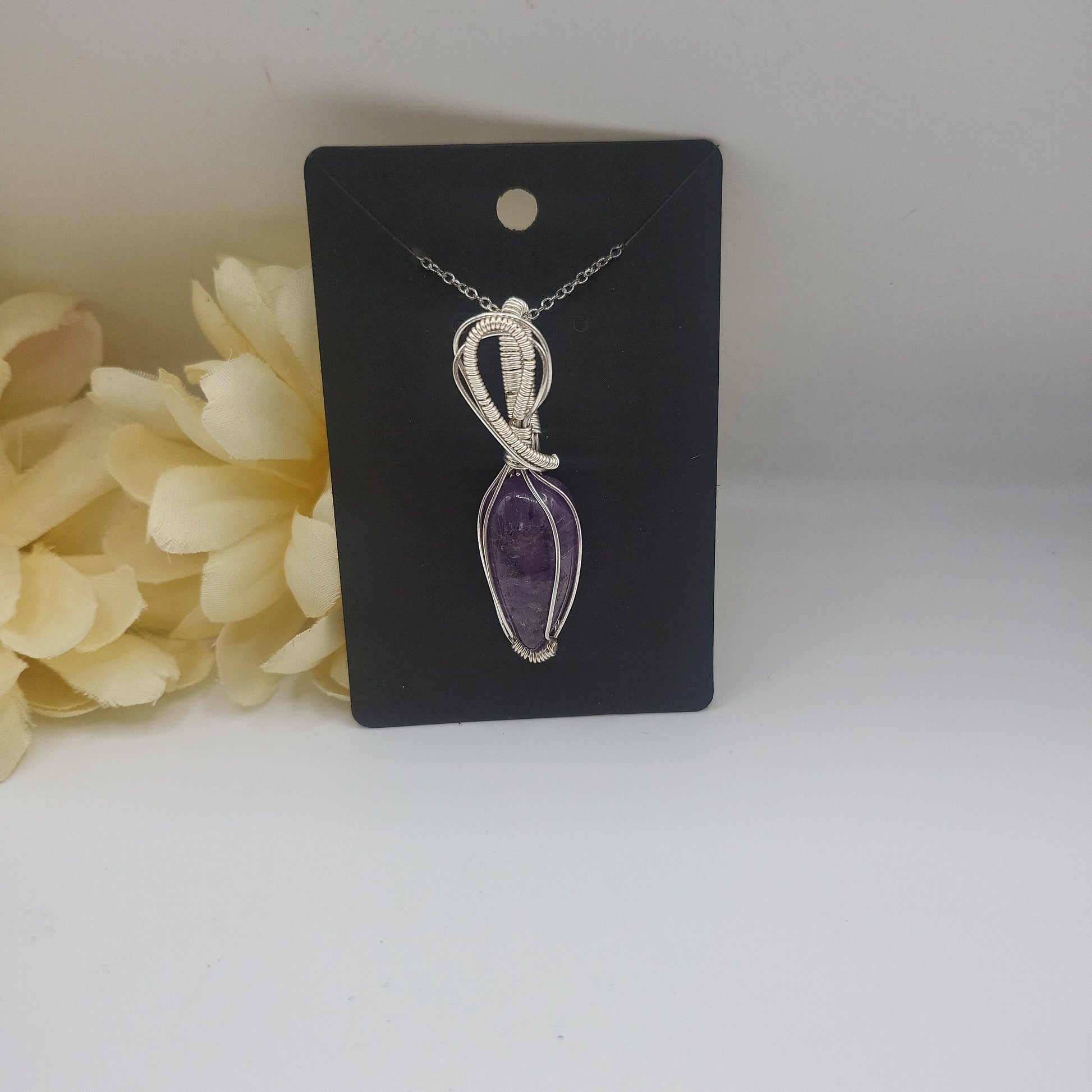 Amethyst Pendant with FREE Chain