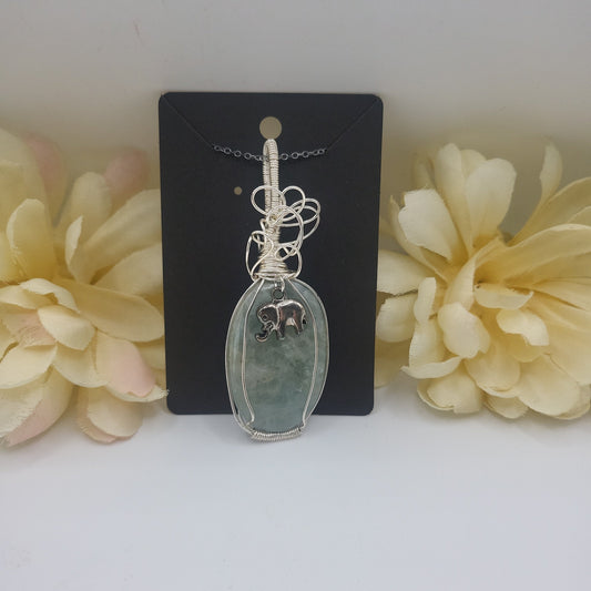 Caribbean Calcite Pendant with FREE chain