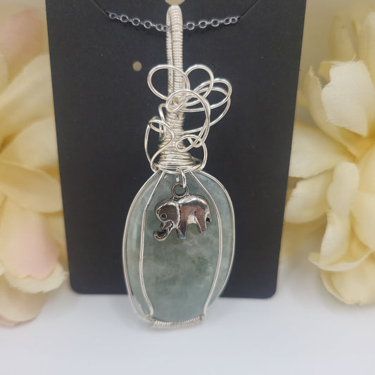 Caribbean Calcite Pendant with FREE chain