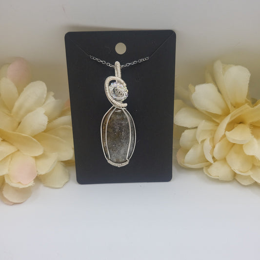 Sparkle Quartz Pendant with FREE Chain