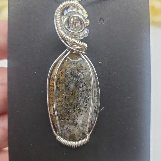 Sparkle Quartz Pendant with FREE Chain